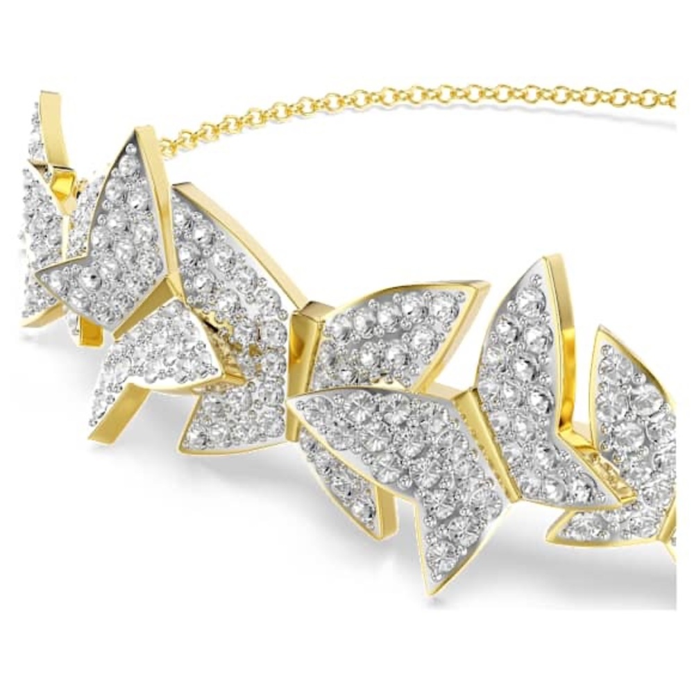 Swarovski Gold and Silver Butterfly Bracelet - Picture 2 of 2